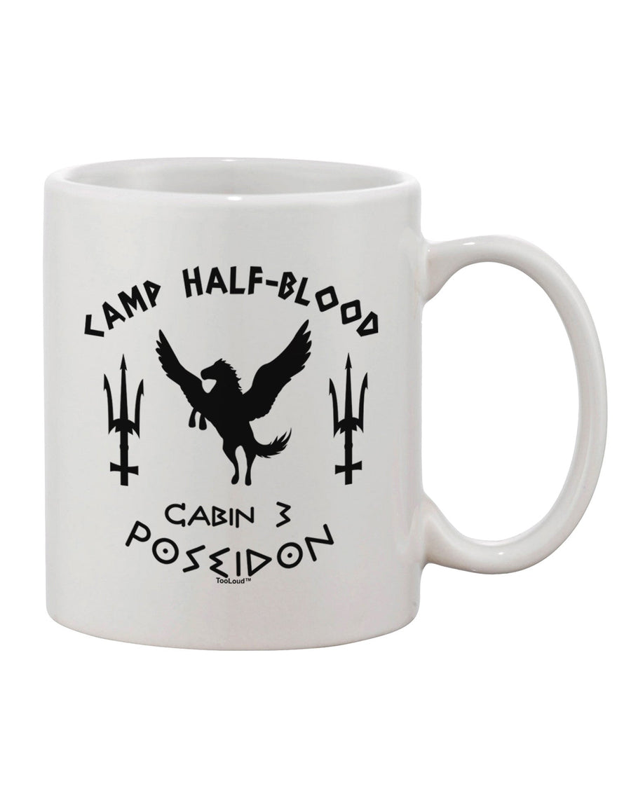 Poseidon Camp Half Blood 11 oz Coffee Mug - Perfect for Cabin 3 - TooLoud-11 OZ Coffee Mug-TooLoud-White-Davson Sales