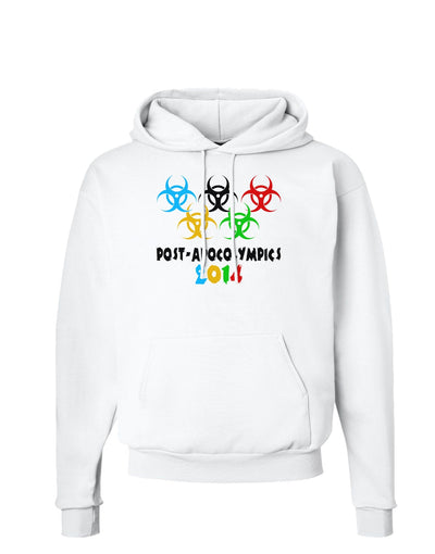 Post-Apocolympics 2014 - Zombie Hoodie Sweatshirt-Hoodie-TooLoud-White-Small-Davson Sales