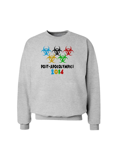 Post-Apocolympics 2014 - Zombie Sweatshirt-Sweatshirts-TooLoud-AshGray-Small-Davson Sales