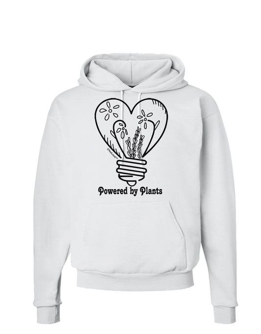 Powered by Plants Hoodie Sweatshirt-Hoodie-TooLoud-White-Small-Davson Sales