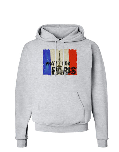 Pray For Paris Watercolor Hoodie Sweatshirt-Hoodie-TooLoud-AshGray-Small-Davson Sales