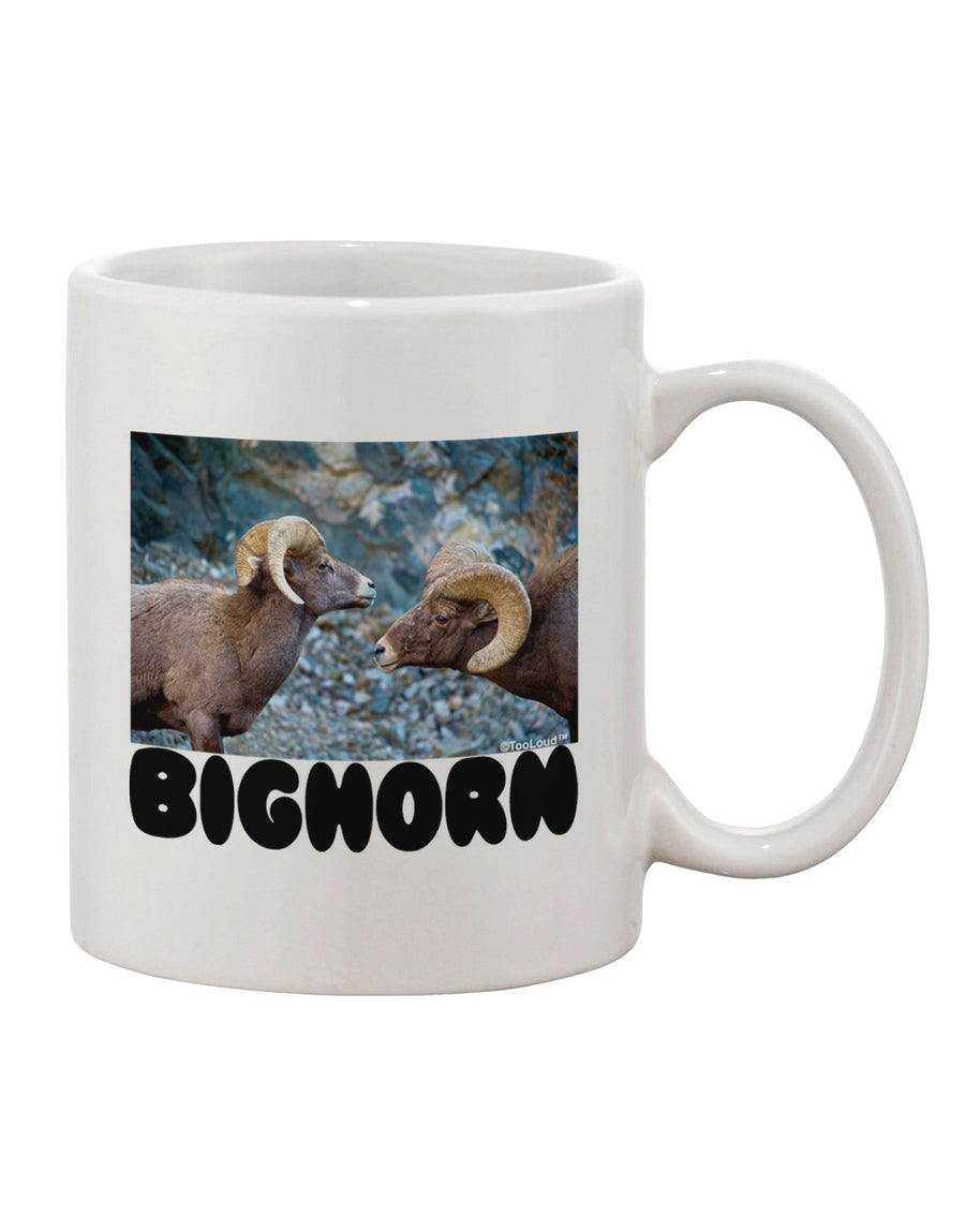 Premium 11 oz Coffee Mug with Exquisite Two Bighorn Rams Text Print - TooLoud-11 OZ Coffee Mug-TooLoud-White-Davson Sales