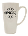 Premium 16 Ounce Conical Latte Coffee Mug - Expertly Crafted by TooLoud-Conical Latte Mug-TooLoud-White-Davson Sales