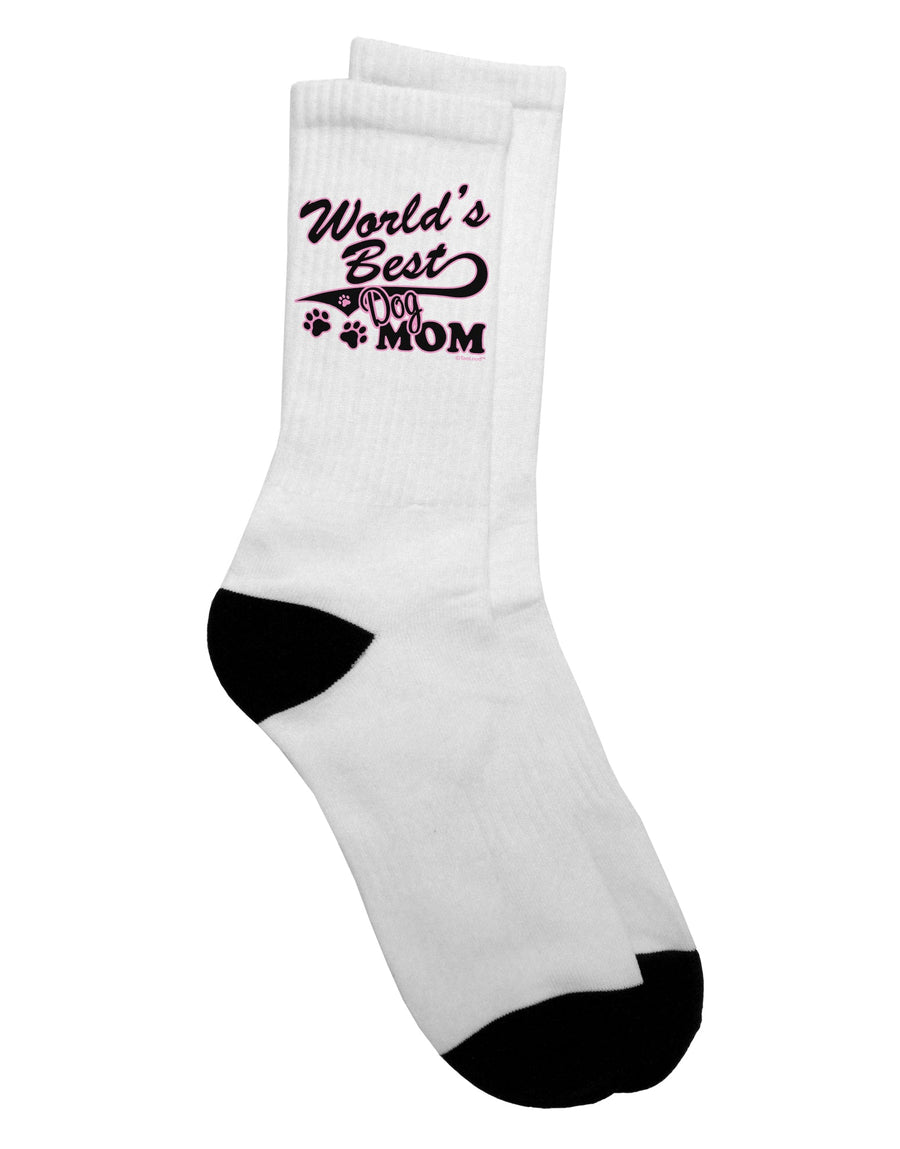 Premium Adult Crew Socks for the Ultimate Dog Mom - TooLoud-Socks-TooLoud-White-Ladies-4-6-Davson Sales