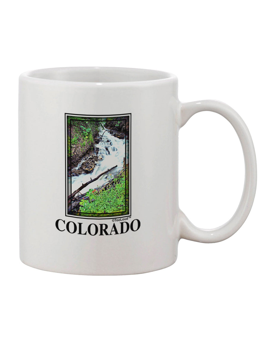 Premium Colorado White River Text Printed 11 oz Coffee Mug - Expertly Crafted Drinkware TooLoud-11 OZ Coffee Mug-TooLoud-White-Davson Sales