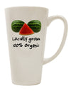 Premium Conical Latte Coffee Mug for Locally Grown Organic Melons - TooLoud-Conical Latte Mug-TooLoud-White-Davson Sales