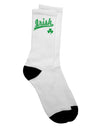 Premium Irish Jersey Adult Crew Socks - Enhancing Your Wardrobe with Style and Comfort - TooLoud-Socks-TooLoud-White-Ladies-4-6-Davson Sales