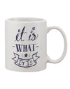 Premium Printed 11 oz Coffee Mug - Expertly Crafted Drinkware TooLoud-11 OZ Coffee Mug-TooLoud-White-Davson Sales