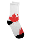 Premium Quality Canadian Flag All Over Print Adult Crew Socks - TooLoud-Socks-TooLoud-White-Ladies-4-6-Davson Sales