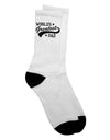 Premium Sport Style Adult Crew Socks for the World's Greatest Dad - TooLoud-Socks-TooLoud-White-Ladies-4-6-Davson Sales