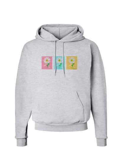 Pretty Daisies Watercolor Hoodie Sweatshirt-Hoodie-TooLoud-AshGray-Small-Davson Sales