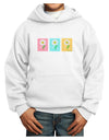 Pretty Daisies Watercolor Youth Hoodie Pullover Sweatshirt-Youth Hoodie-TooLoud-White-XS-Davson Sales