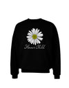 Pretty Daisy - Flower Child Adult Dark Sweatshirt-Sweatshirts-TooLoud-Black-Small-Davson Sales