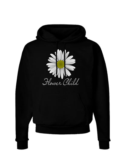 Pretty Daisy - Flower Child Dark Hoodie Sweatshirt-Hoodie-TooLoud-Black-Small-Davson Sales