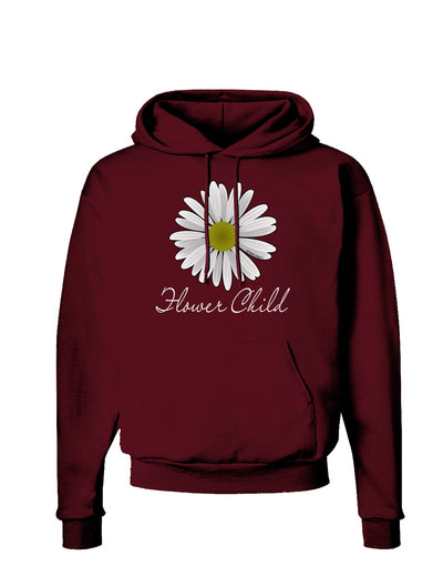 Pretty Daisy - Flower Child Dark Hoodie Sweatshirt-Hoodie-TooLoud-Maroon-Small-Davson Sales