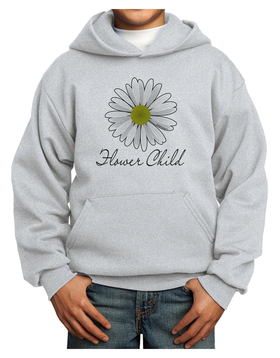 Pretty Daisy - Flower Child Youth Hoodie Pullover Sweatshirt-Youth Hoodie-TooLoud-White-XS-Davson Sales