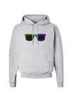 Pride Rainbow Glasses Hoodie Sweatshirt by TooLoud-Hoodie-TooLoud-AshGray-Small-Davson Sales