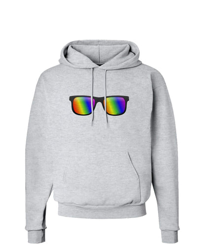 Pride Rainbow Lenses Hoodie Sweatshirt by TooLoud-Hoodie-TooLoud-AshGray-Small-Davson Sales