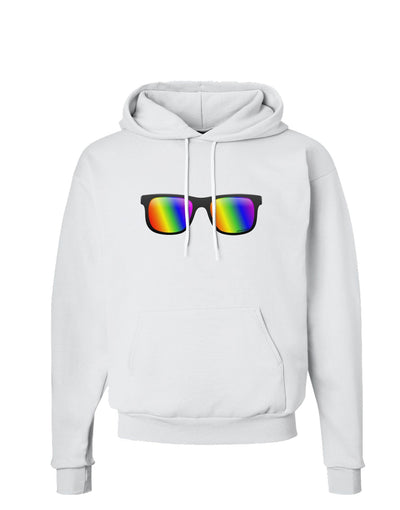 Pride Rainbow Lenses Hoodie Sweatshirt by TooLoud-Hoodie-TooLoud-White-Small-Davson Sales