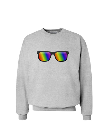 Pride Rainbow Lenses Sweatshirt by TooLoud-Sweatshirts-TooLoud-AshGray-Small-Davson Sales