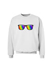 Pride Rainbow Lenses Sweatshirt by TooLoud-Sweatshirts-TooLoud-White-Small-Davson Sales