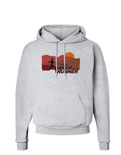 Pro Beer Runner Man Hoodie Sweatshirt-Hoodie-TooLoud-AshGray-Small-Davson Sales