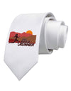 Pro Beer Runner Woman Printed White Necktie