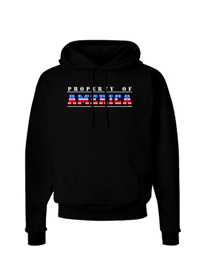 Property of America Dark Hoodie Sweatshirt-Hoodie-TooLoud-Black-Small-Davson Sales