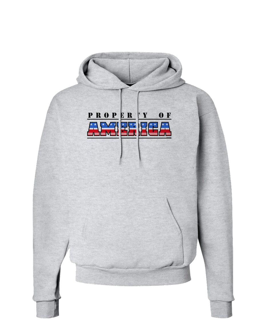 Property of America Hoodie Sweatshirt-Hoodie-TooLoud-White-Small-Davson Sales