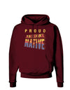 Proud Arizona Native Dark Hoodie Sweatshirt-Hoodie-TooLoud-Maroon-Small-Davson Sales