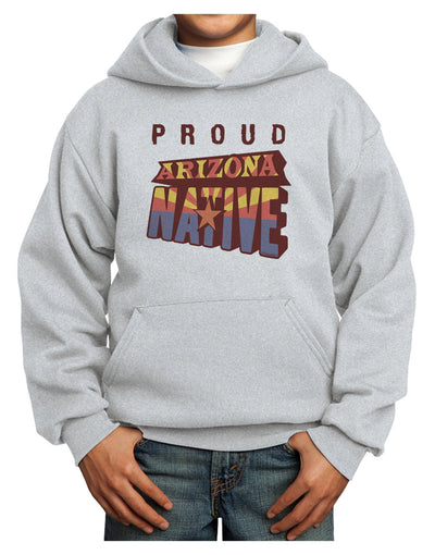 Proud Arizona Native Youth Hoodie Pullover Sweatshirt-Youth Hoodie-TooLoud-Ash-XS-Davson Sales