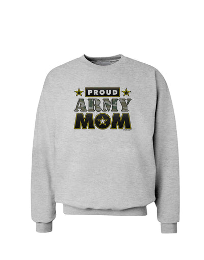 Proud Army Mom Sweatshirt-Sweatshirts-TooLoud-AshGray-Small-Davson Sales