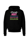 Proud Aunt of an American Soldier Dark Hoodie Sweatshirt-Hoodie-TooLoud-Black-Small-Davson Sales