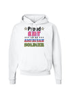 Proud Aunt of an American Soldier Hoodie Sweatshirt-Hoodie-TooLoud-White-Small-Davson Sales