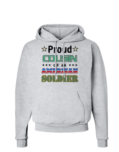 Proud Cousin of an American Soldier Hoodie Sweatshirt-Hoodie-TooLoud-AshGray-Small-Davson Sales