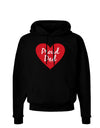 Proud Dad Heart Dark Hoodie Sweatshirt by TooLoud-Hoodie-TooLoud-Black-Small-Davson Sales