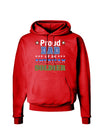 Proud Dad of an American Soldier Dark Hoodie Sweatshirt-Hoodie-TooLoud-Red-Small-Davson Sales