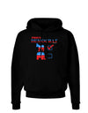 Proud Democrat Checkmark Dark Hoodie Sweatshirt-Hoodie-TooLoud-Black-Small-Davson Sales