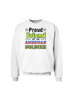 Proud Friend of an American Soldier Sweatshirt-Sweatshirts-TooLoud-White-Small-Davson Sales