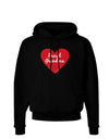 Proud Grandma Heart Dark Hoodie Sweatshirt-Hoodie-TooLoud-Black-Small-Davson Sales