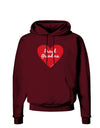 Proud Grandma Heart Dark Hoodie Sweatshirt-Hoodie-TooLoud-Maroon-Small-Davson Sales