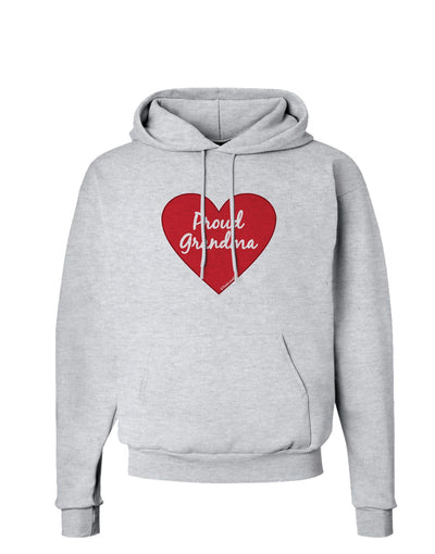 Proud Grandma Heart Hoodie Sweatshirt-Hoodie-TooLoud-AshGray-Small-Davson Sales