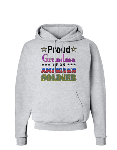 Proud Grandma of an American Soldier Hoodie Sweatshirt-Hoodie-TooLoud-AshGray-Small-Davson Sales