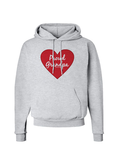 Proud Grandpa Heart Hoodie Sweatshirt by TooLoud-Hoodie-TooLoud-AshGray-Small-Davson Sales