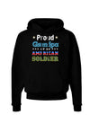 Proud Grandpa of an American Soldier Dark Hoodie Sweatshirt-Hoodie-TooLoud-Black-Small-Davson Sales