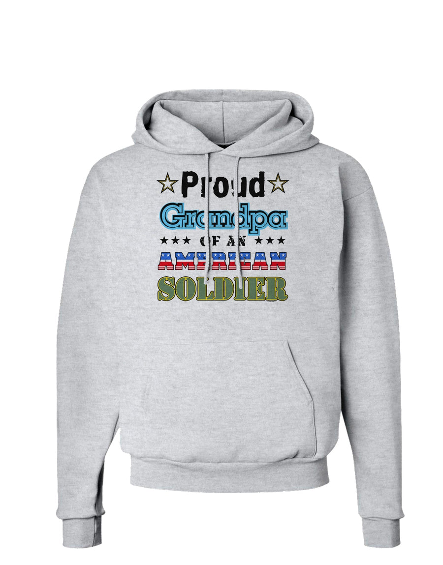 Proud Grandpa of an American Soldier Hoodie Sweatshirt-Hoodie-TooLoud-White-Small-Davson Sales