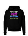 Proud Mom of an American Soldier Dark Hoodie Sweatshirt-Hoodie-TooLoud-Black-Small-Davson Sales