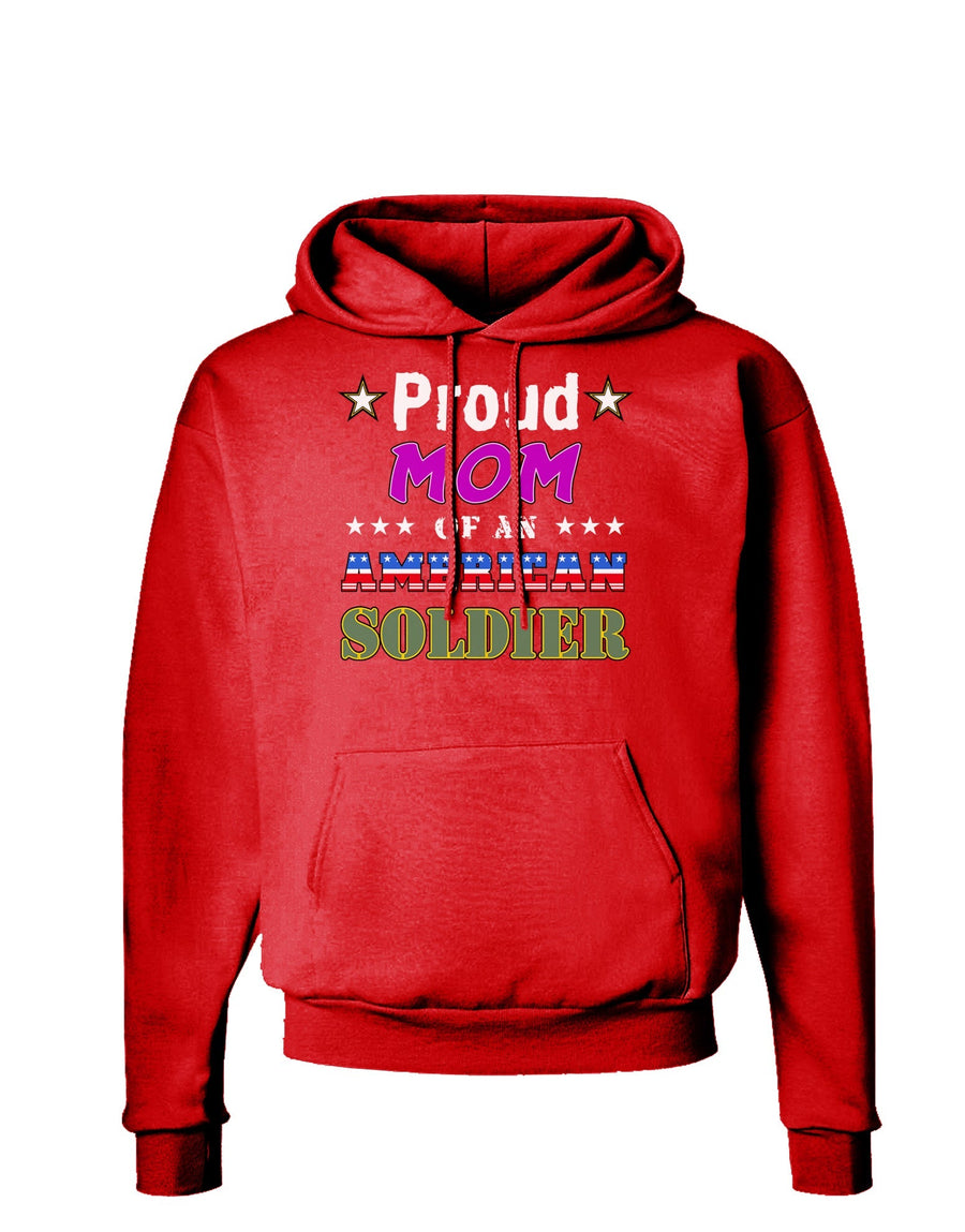 Proud Mom of an American Soldier Dark Hoodie Sweatshirt-Hoodie-TooLoud-Black-Small-Davson Sales