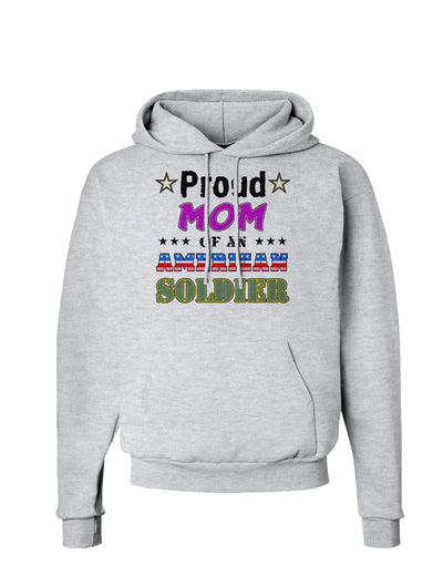 Proud Mom of an American Soldier Hoodie Sweatshirt-Hoodie-TooLoud-AshGray-Small-Davson Sales