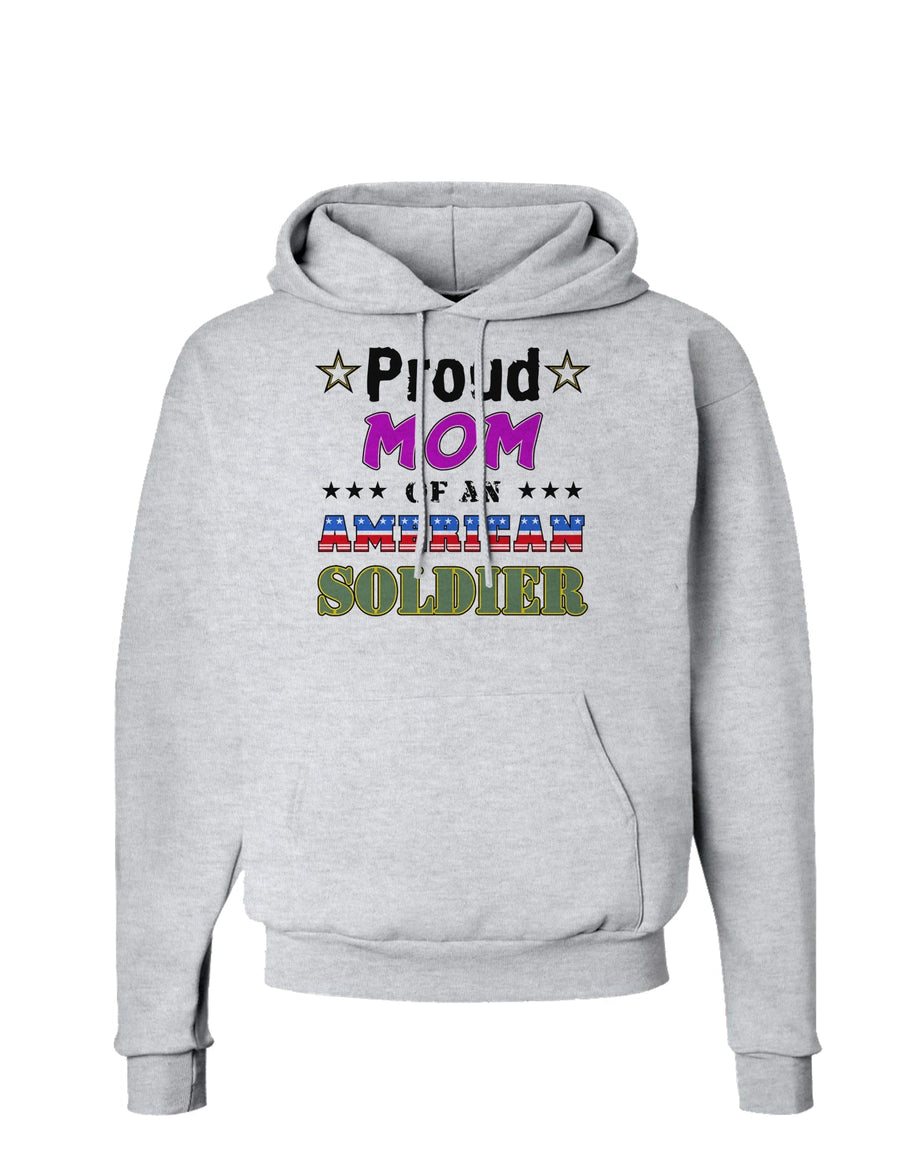 Proud Mom of an American Soldier Hoodie Sweatshirt-Hoodie-TooLoud-White-Small-Davson Sales